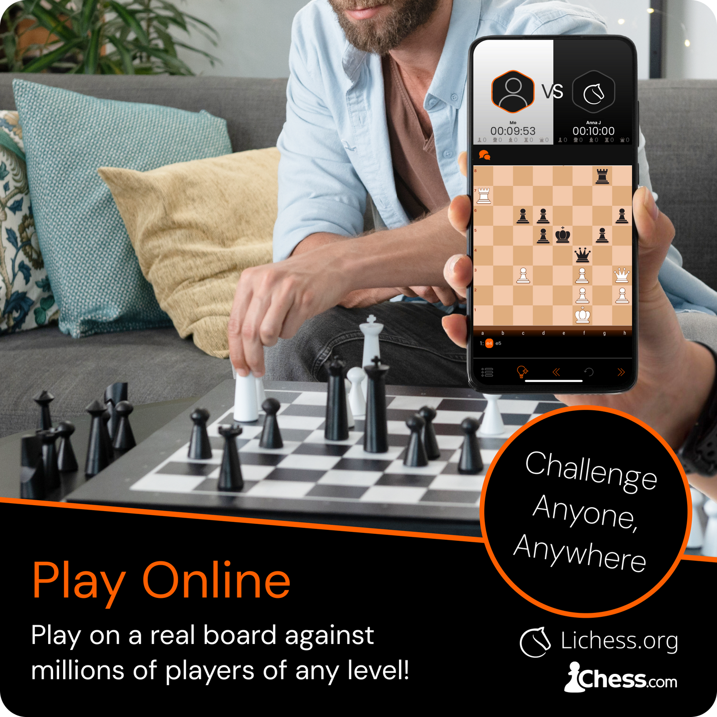 GoChess Lite Modern - Bàn cờ vua thông minh tích hợp AI - Particula - Hình ảnh chi tiết 2