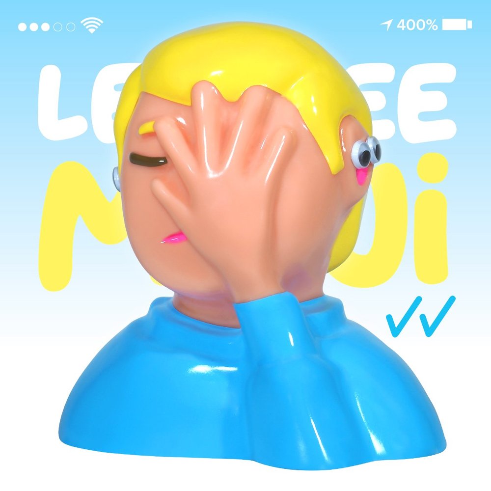 LEEEEEEMOJI 400% - Mô Hình Art Toy Sofubi Chính Hãng LeeeeeeToy - Hình ảnh bổ sung 4
