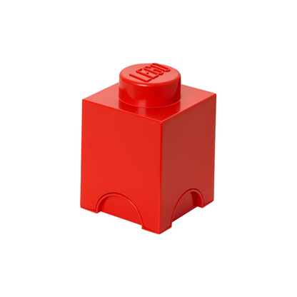 LEGO Storage Brick 1 Stud Square - Red - Hộp Đựng Đồ LEGO 1 Nút Hình Vuông - LEGO - Góc nhìn khác 3