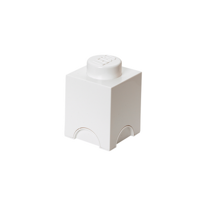 LEGO Storage Brick 1 Stud Square - White - Hộp Đựng Đồ 1 Nút Vuông - LEGO - Góc nhìn khác 3
