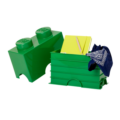 LEGO Storage Brick 2 Stud - Dark Green - Hộp đựng đồ chơi LEGO chính hãng - LEGO - Hình ảnh bổ sung 4