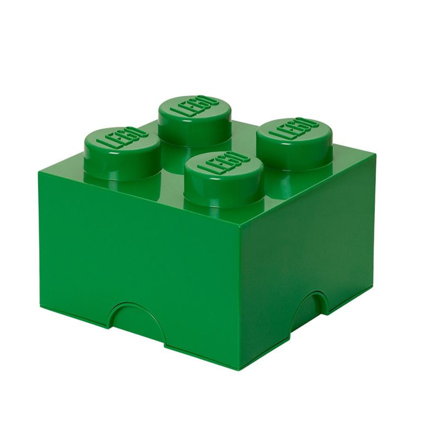 LEGO Storage Brick 4 Stud - Dark Green - Hộp đựng đồ chơi LEGO 4 nút chính hãng - Hình ảnh chi tiết 2