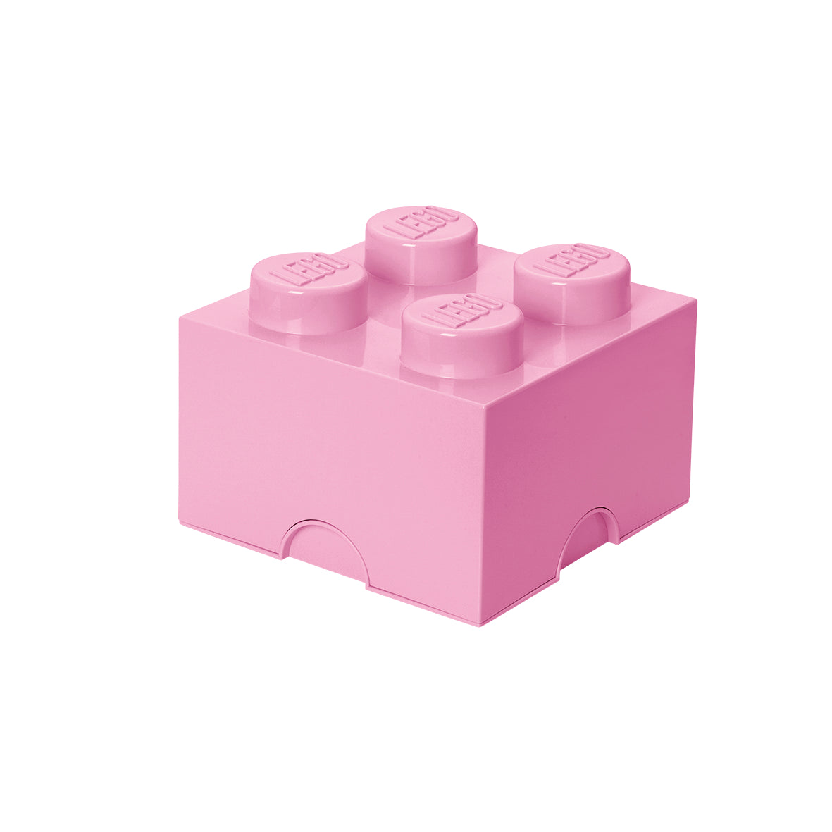 LEGO Storage Brick 4 Stud - Light Pink - Hộp Lưu Trữ 4 Nút LEGO - Hình ảnh chi tiết 2
