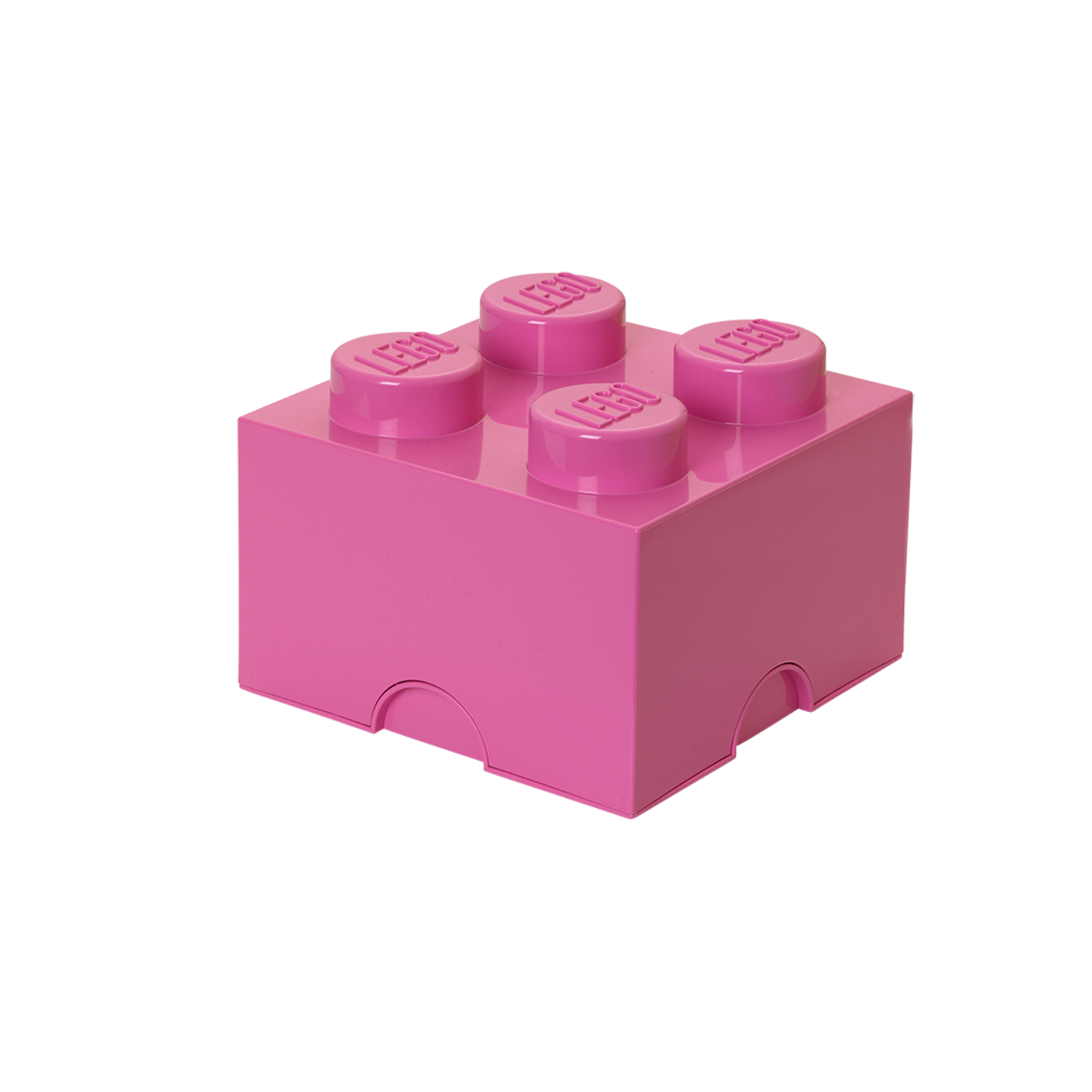LEGO Storage Brick 4 Stud - Pink - Hộp Đựng Đồ Chơi Xếp Chồng - LEGO - Góc nhìn khác 3