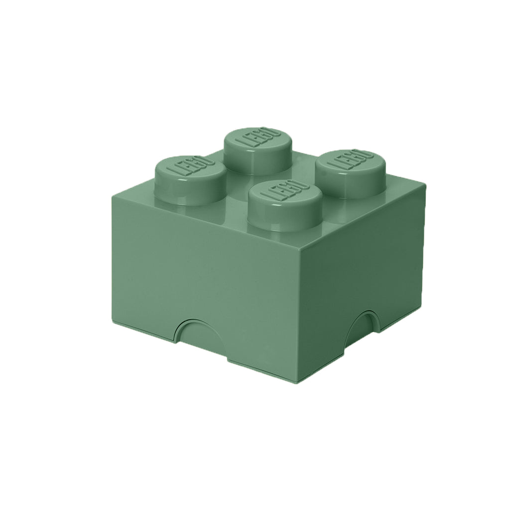 LEGO Storage Brick 4 Stud - Sand Green - Hộp Đựng Đồ Chơi Xếp Chồng - LEGO - Góc nhìn khác 3