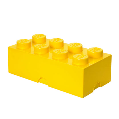 LEGO Storage Brick 8 - Yellow Hộp Đựng Đồ Chơi LEGO 8 Nút Chính Hãng - Góc nhìn khác 3