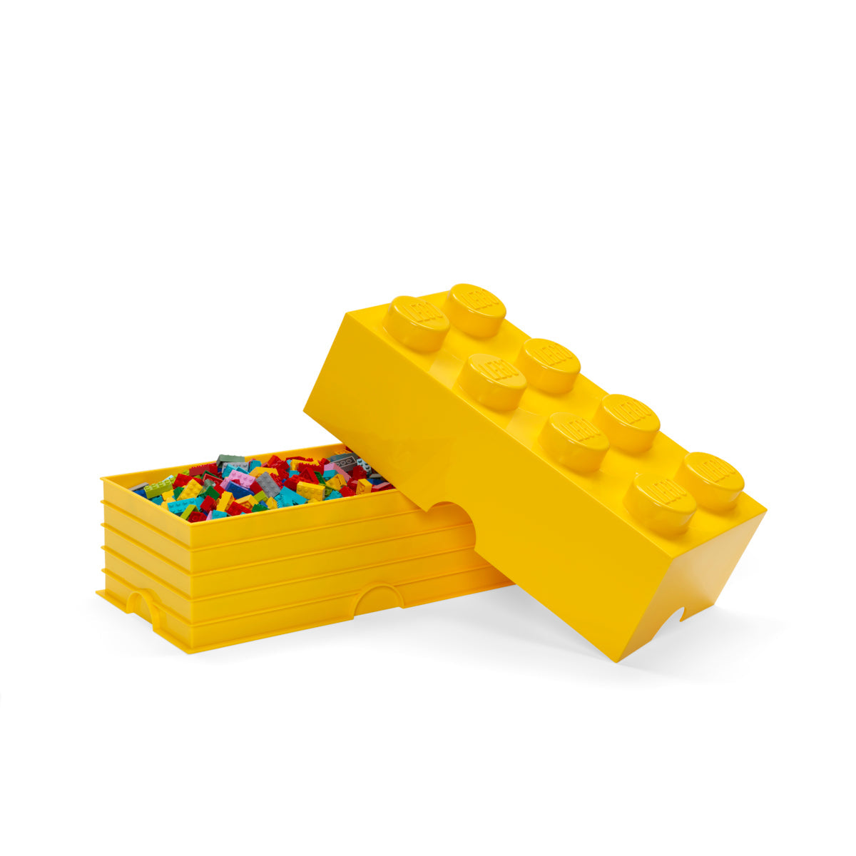 LEGO Storage Brick 8 - Yellow Hộp Đựng Đồ Chơi LEGO 8 Nút Chính Hãng - Hình ảnh chi tiết 2