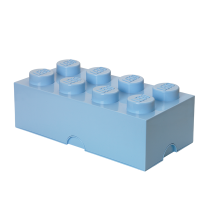 LEGO Storage Brick 8 - Light Royal Blue - Hộp Đựng Đồ Chơi LEGO 8 Nút Chính Hãng - Góc nhìn khác 3
