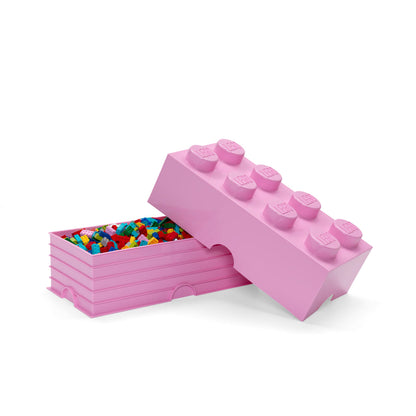 LEGO Storage Brick 8 - Light Pink - Hộp Đựng Đồ Chơi LEGO Hình Viên Gạch 8 Nút - LEGO - Hình ảnh chi tiết 2
