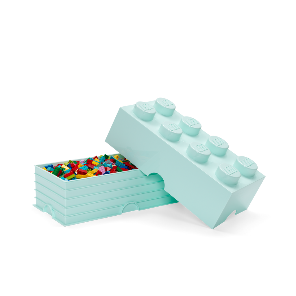 LEGO Storage Brick 8 - Aqua | Hộp Đựng Đồ Chơi Ngăn Kéo 8 Nút LEGO - Hình ảnh bổ sung 5