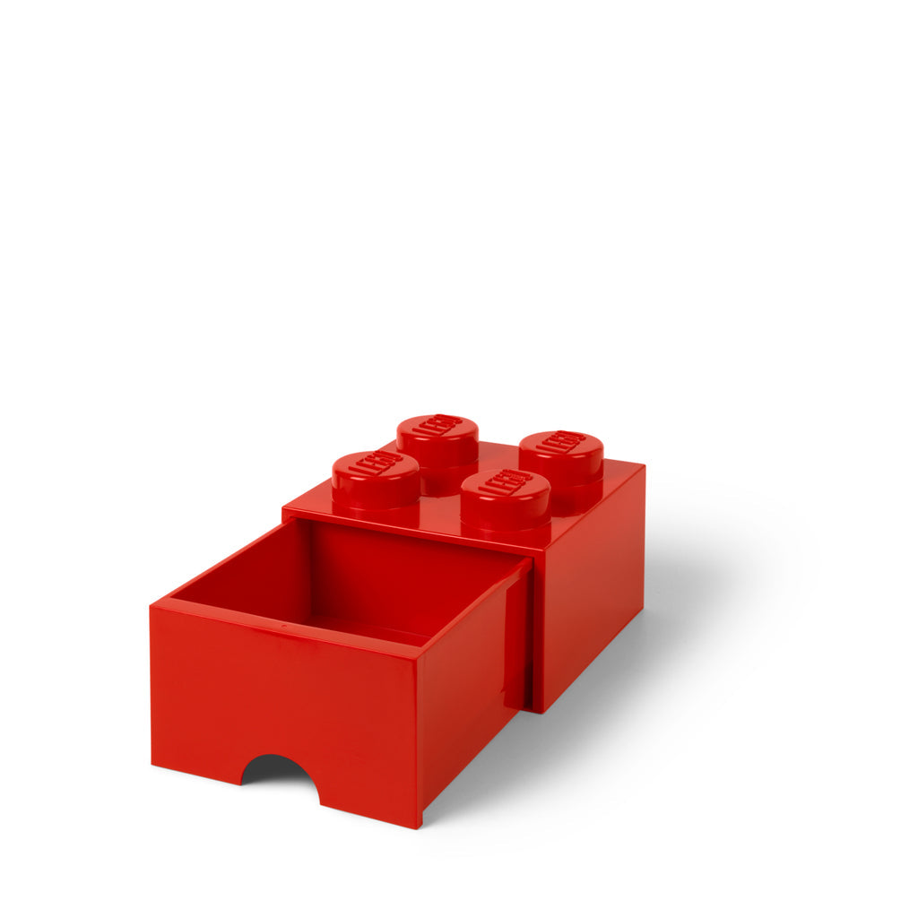 LEGO Brick Drawer 4 - Red - Ngăn Kéo Đựng Đồ Chơi Gạch Lego 4 Nút - LEGO - Góc nhìn khác 3