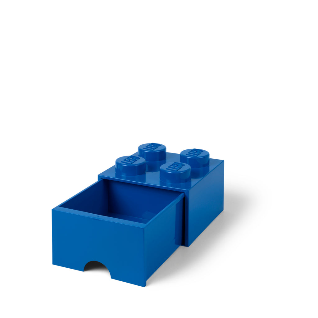 LEGO Brick Drawer 4 - Blue - Ngăn Kéo Lưu Trữ Đồ Chơi LEGO Xếp Chồng - LEGO 40051731 - Góc nhìn khác 3