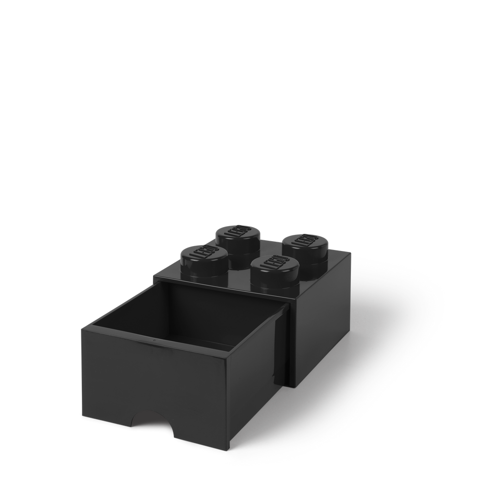 LEGO Brick Drawer 4 - Black - Ngăn kéo lưu trữ gạch LEGO 4 nút - LEGO - Góc nhìn khác 3
