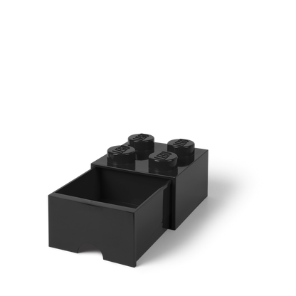 LEGO Brick Drawer 4 - Black - Ngăn kéo lưu trữ gạch LEGO 4 nút - LEGO - Góc nhìn khác 3