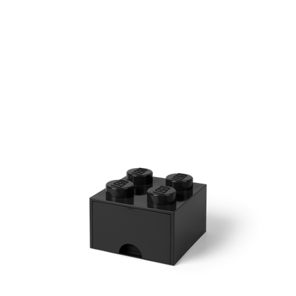 LEGO Brick Drawer 4 - Black - Ngăn kéo lưu trữ gạch LEGO 4 nút - LEGO - Hình ảnh chi tiết 2