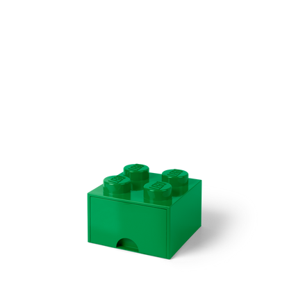 LEGO Brick Drawer 4 - Dark Green - Hộp Ngăn Kéo Lưu Trữ Hình Viên Gạch Lego - LEGO 40051734 - Hình ảnh chi tiết 2