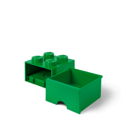 LEGO Brick Drawer 4 - Dark Green - Hộp Ngăn Kéo Lưu Trữ Hình Viên Gạch Lego - LEGO 40051734 - Hình ảnh bổ sung 4