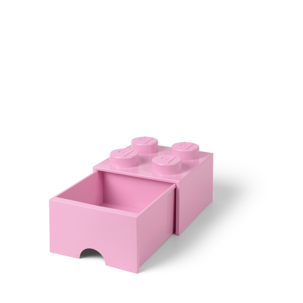LEGO Brick Drawer 4 - Light Pink - Ngăn kéo gạch 4 nút - LEGO - Góc nhìn khác 3