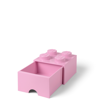 LEGO Brick Drawer 4 - Light Pink - Ngăn kéo gạch 4 nút - LEGO - Góc nhìn khác 3