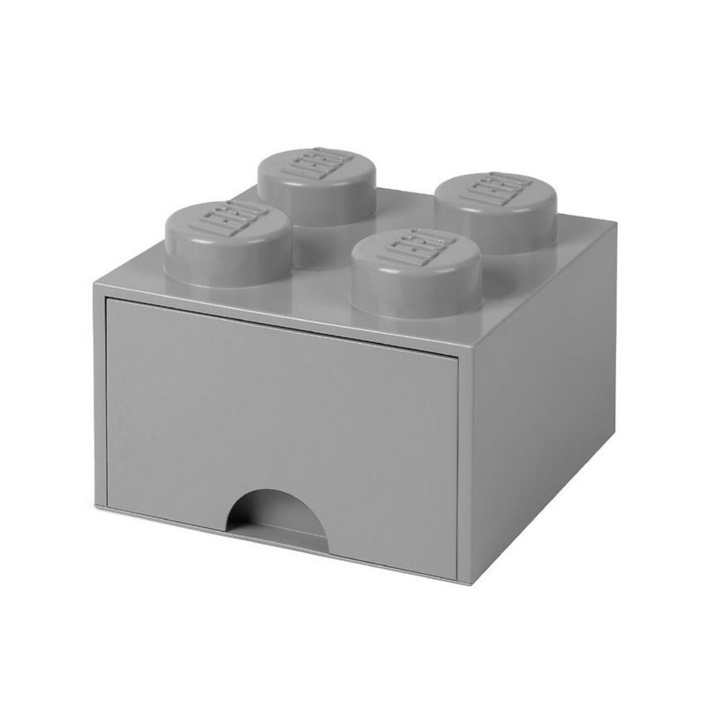 LEGO Brick Drawer 4 - Medium Stone Grey - Ngăn Kéo Lưu Trữ Đồ Chơi 4 Nút - LEGO - Hình ảnh chi tiết 2