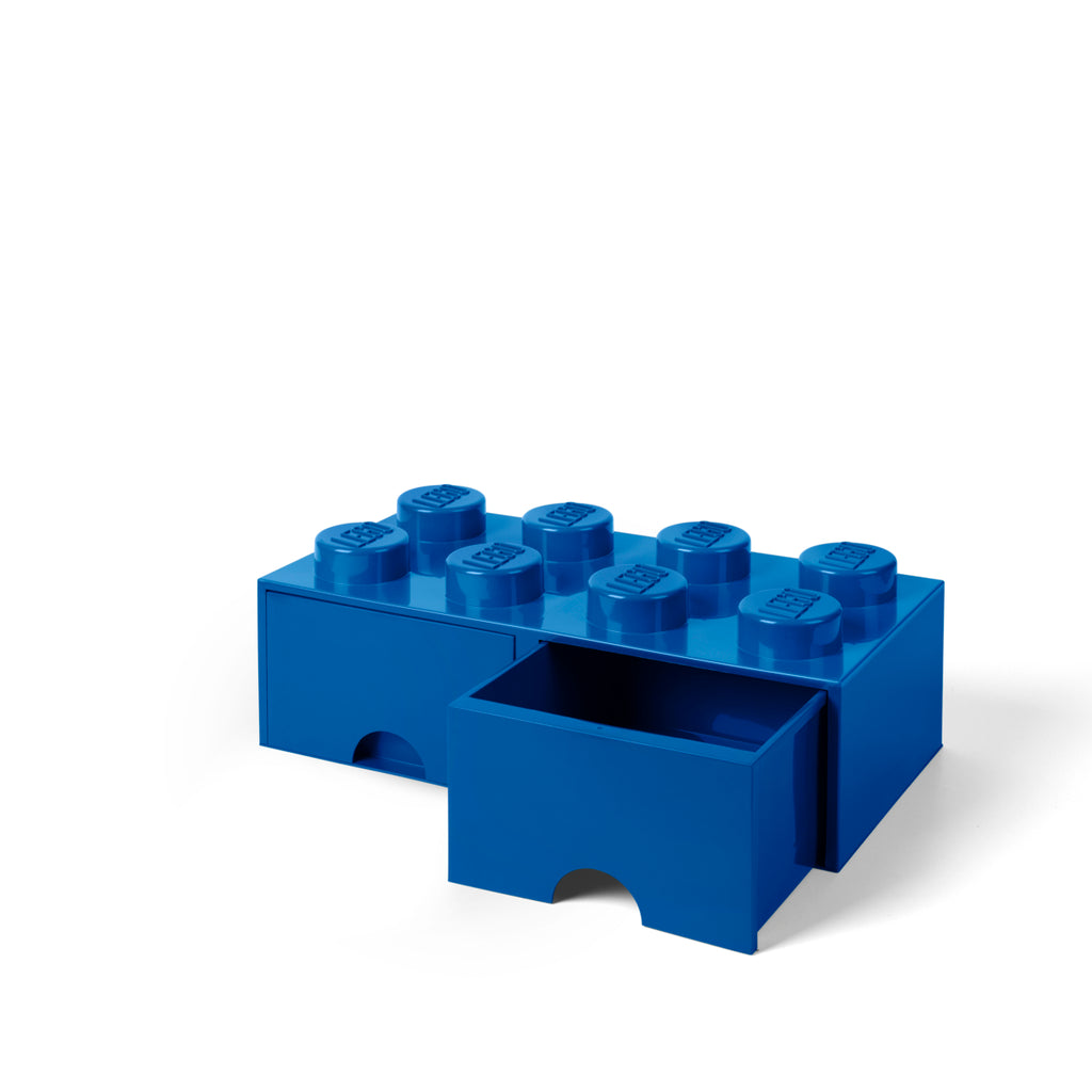 LEGO Brick Drawer 8 - Blue - Hộp Ngăn Kéo Lưu Trữ LEGO 8 Nút - Hình ảnh bổ sung 4