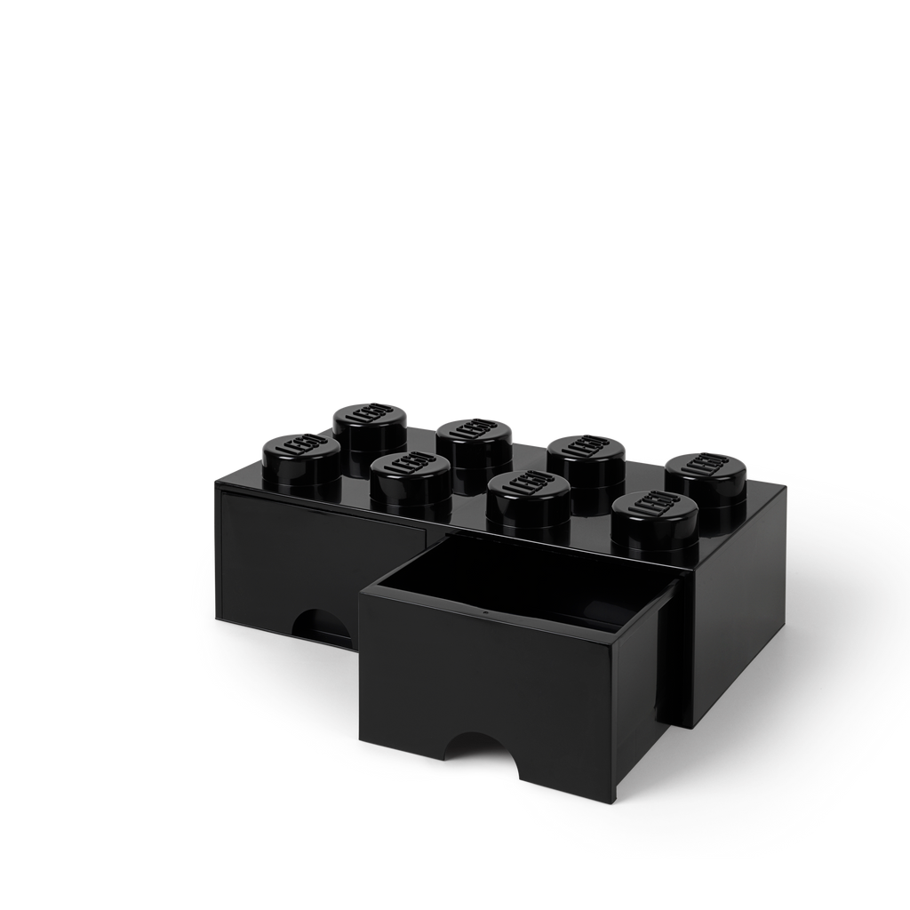 LEGO Brick Drawer 8 - Black | Hộp Lưu Trữ Ngăn Kéo Hình Viên Gạch LEGO | LEGO 40061733 - Hình ảnh chi tiết 2