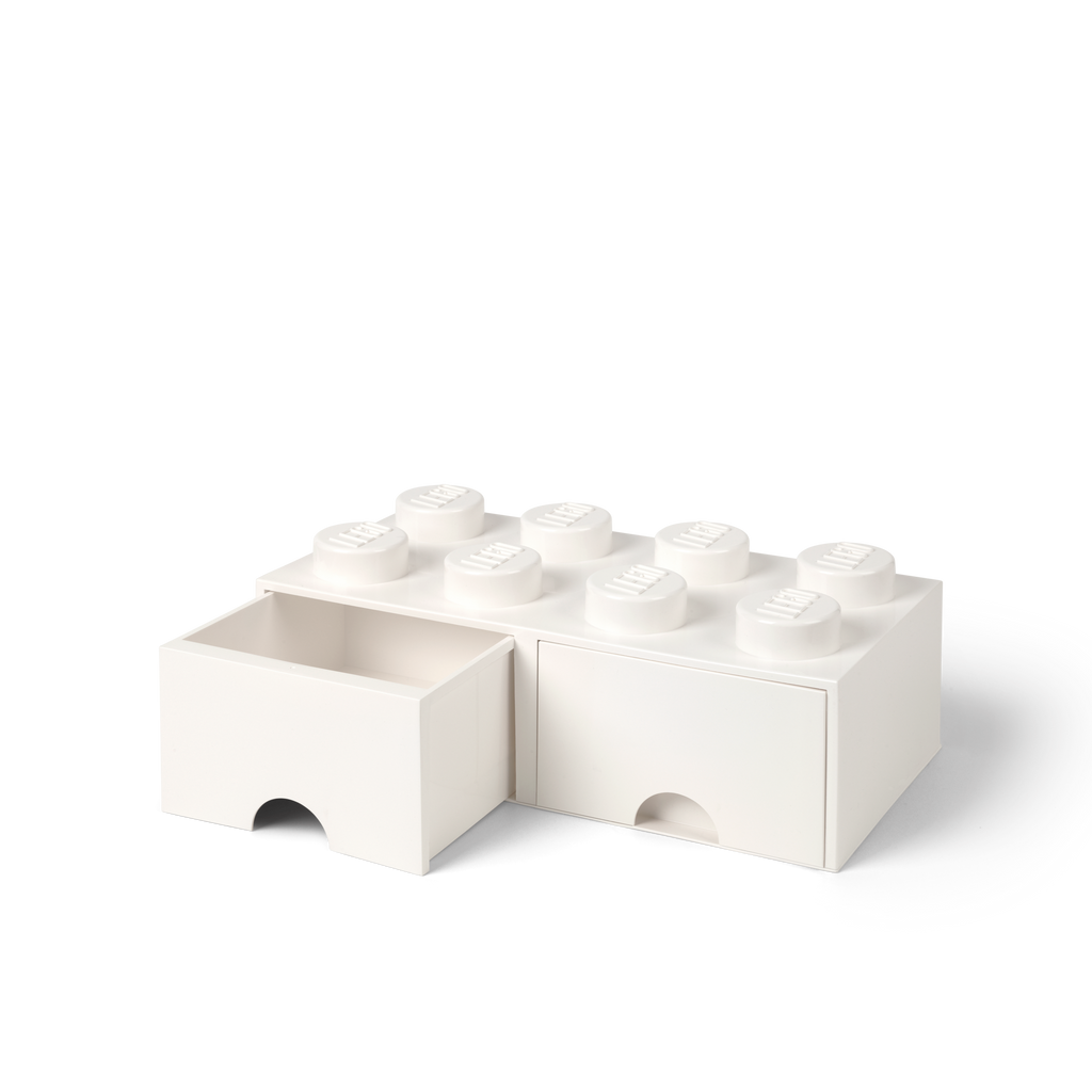 LEGO Brick Drawer 8 - White - Ngăn Kéo Lưu Trữ Đồ Chơi Chính Hãng LEGO - Hình ảnh chi tiết 2