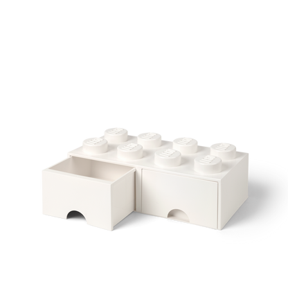 LEGO Brick Drawer 8 - White - Ngăn Kéo Lưu Trữ Đồ Chơi Chính Hãng LEGO - Hình ảnh chi tiết 2