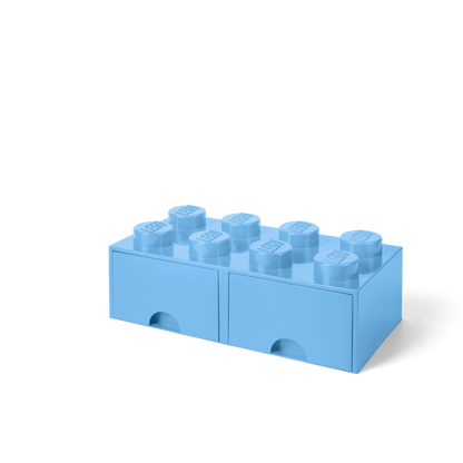 LEGO Brick Drawer 8 - Light Royal Blue - Tủ Ngăn Kéo Lưu Trữ LEGO - LEGO - Góc nhìn khác 3