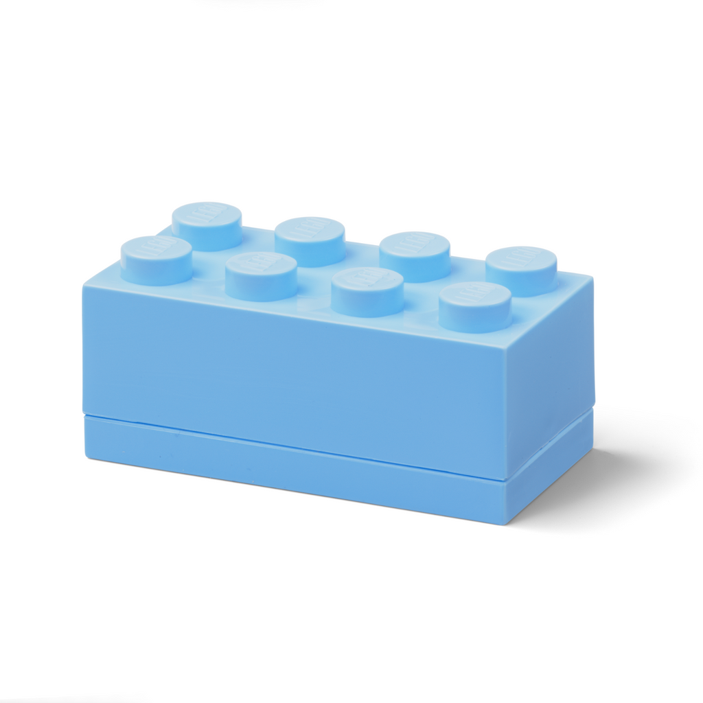 LEGO Mini Box 8 - Light Royal Blue - Hộp Đựng Đồ Mini Hình Viên Gạch LEGO - Hình ảnh chi tiết 2