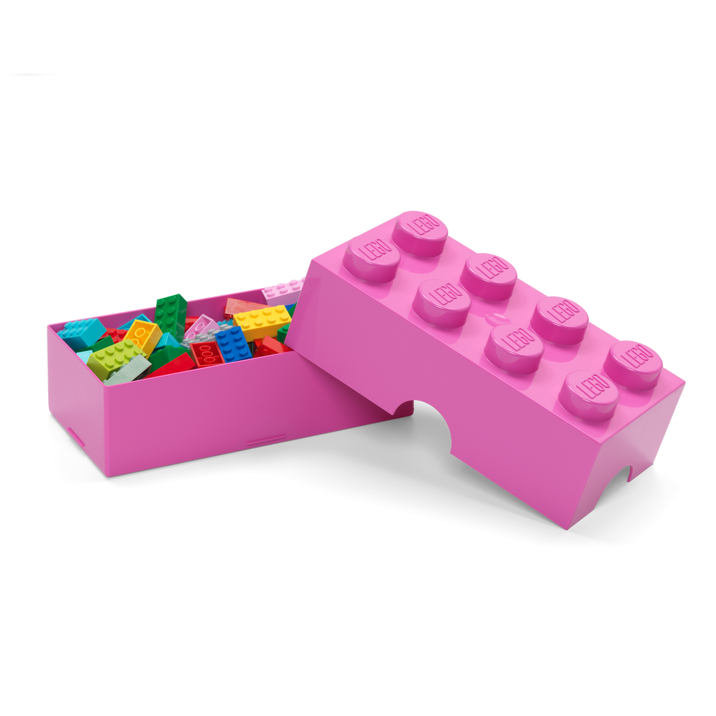 LEGO Lunch Box Classic - Pink | Hộp Đựng Cơm Hình Viên Gạch LEGO | LEGO - Hình ảnh chi tiết 2