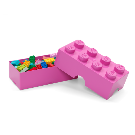 LEGO Lunch Box Classic - Pink | Hộp Đựng Cơm Hình Viên Gạch LEGO | LEGO - Hình ảnh chi tiết 2