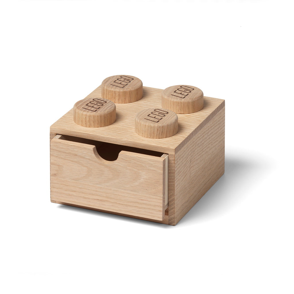 LEGO Wooden Desk Drawer 4 – Light Oak - Ngăn Kéo Để Bàn Gỗ Tự Nhiên - LEGO - Góc nhìn khác 3