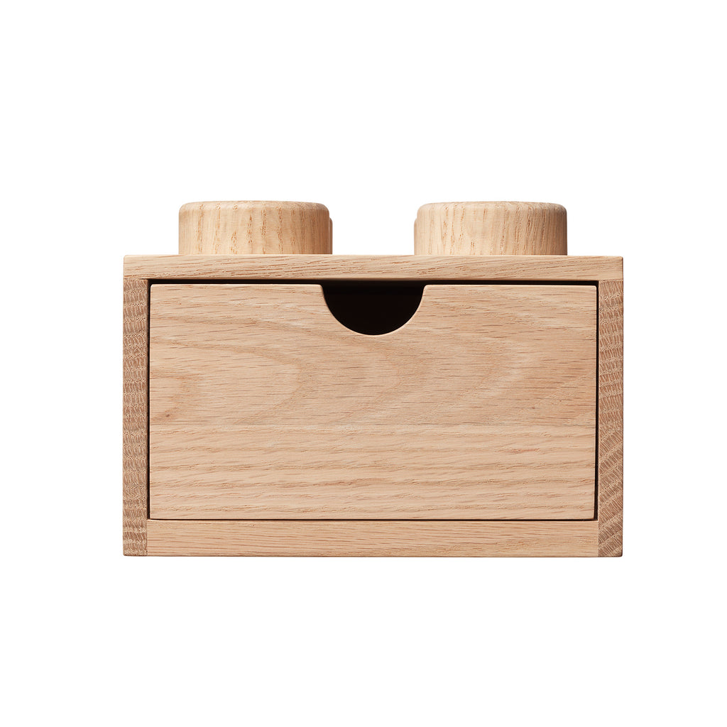 LEGO Wooden Desk Drawer 4 – Light Oak - Ngăn Kéo Để Bàn Gỗ Tự Nhiên - LEGO - Hình ảnh chi tiết 2