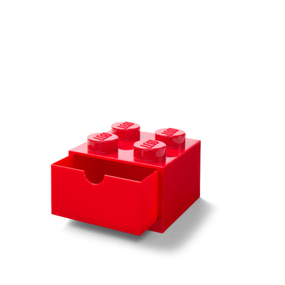 LEGO Desk Drawer 4 - Red | Ngăn Kéo Để Bàn 4 Nút Màu Đỏ | LEGO 40201730 - Góc nhìn khác 3