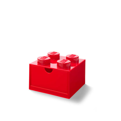 LEGO Desk Drawer 4 - Red | Ngăn Kéo Để Bàn 4 Nút Màu Đỏ | LEGO 40201730 - Hình ảnh bổ sung 5