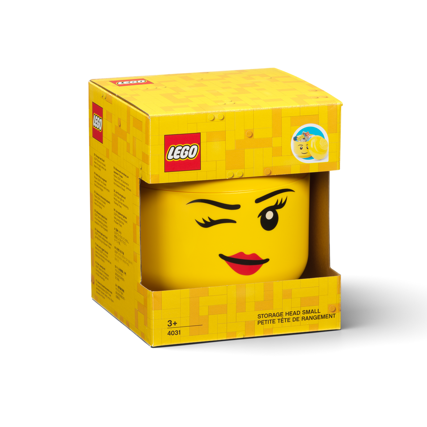 LEGO Storage Head Winking - Small | Hộp đựng đồ đầu LEGO Nháy mắt | LEGO - Hình ảnh sản phẩm