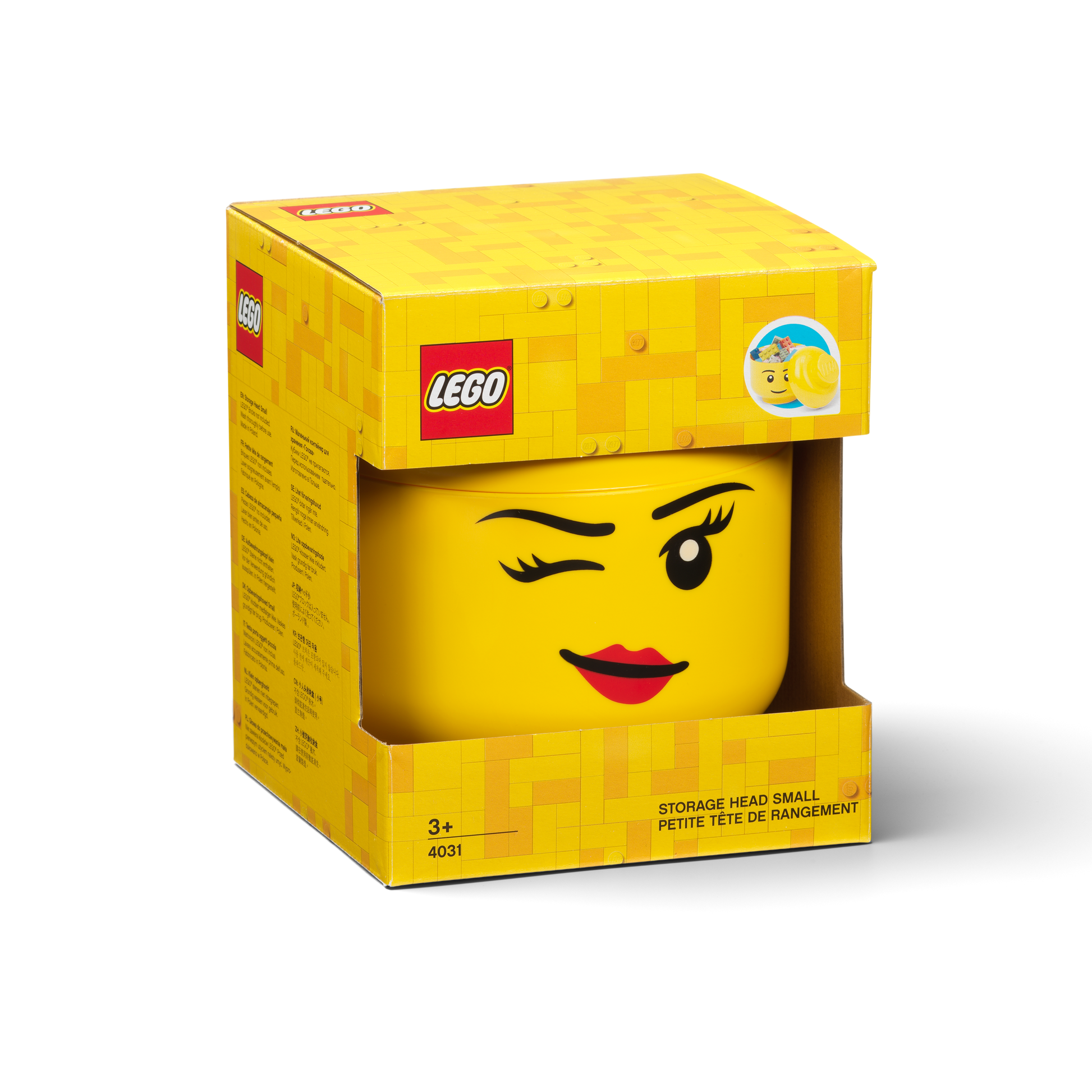 LEGO Storage Head Winking - Small | Hộp đựng đồ đầu LEGO Nháy mắt | LEGO - Hình ảnh sản phẩm