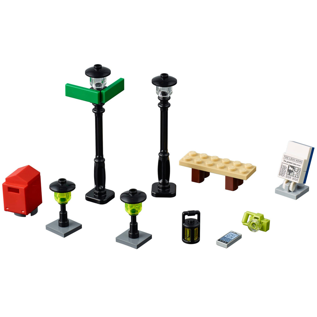 LEGO® Xtra Streetlamps - Bộ Phụ Kiện Đèn Đường Trang Trí Thành Phố - LEGO 40312 - Hình ảnh chi tiết 2