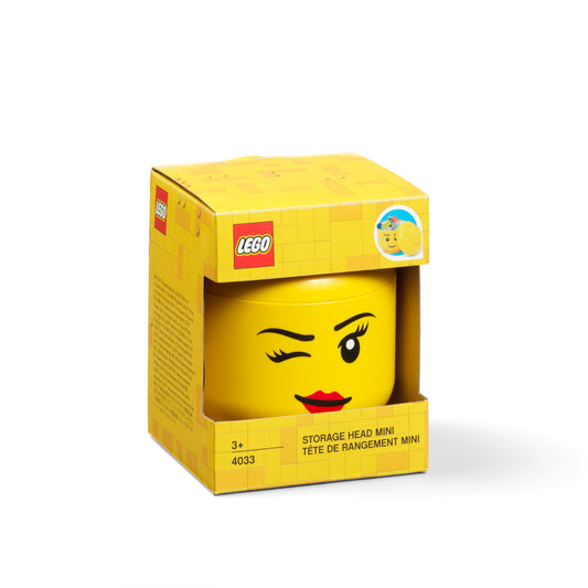LEGO Storage Head Winking – Mini - Hộp Đựng Đồ Mini Hình Đầu Nhân Vật - LEGO 40331727 - Hình ảnh sản phẩm