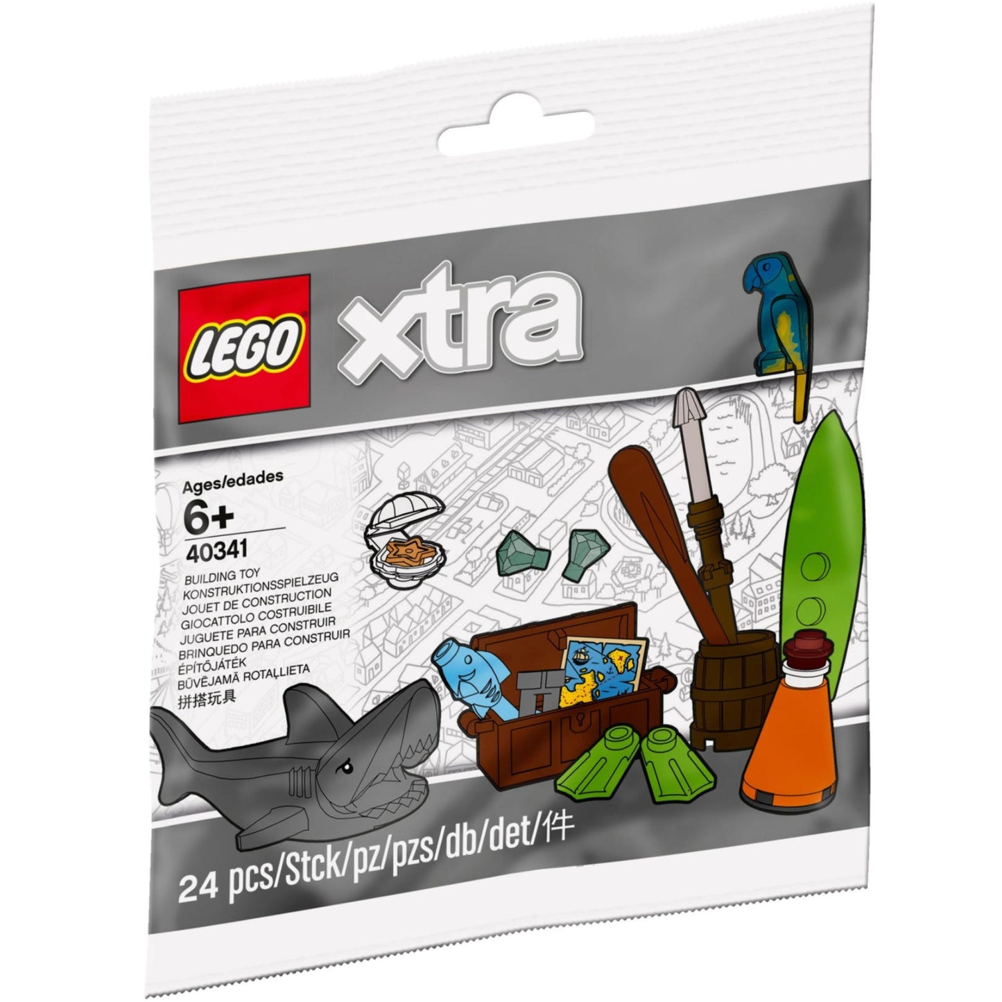 LEGO® xtra Sea Accessories - Bộ Phụ Kiện Đại Dương - LEGO 40341 - Hình ảnh sản phẩm