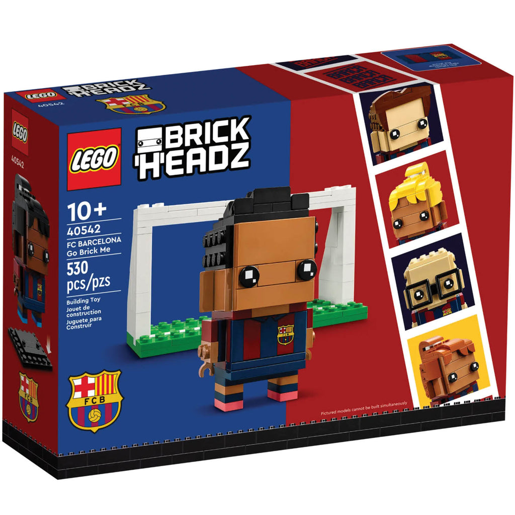 LEGO® BrickHeadz™ FC Barcelona Go Brick Me - Mô Hình Lắp Ráp Cầu Thủ Barca Tùy Chỉnh LEGO 40542 - Hình ảnh sản phẩm