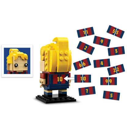 LEGO® BrickHeadz™ FC Barcelona Go Brick Me - Mô Hình Lắp Ráp Cầu Thủ Barca Tùy Chỉnh LEGO 40542