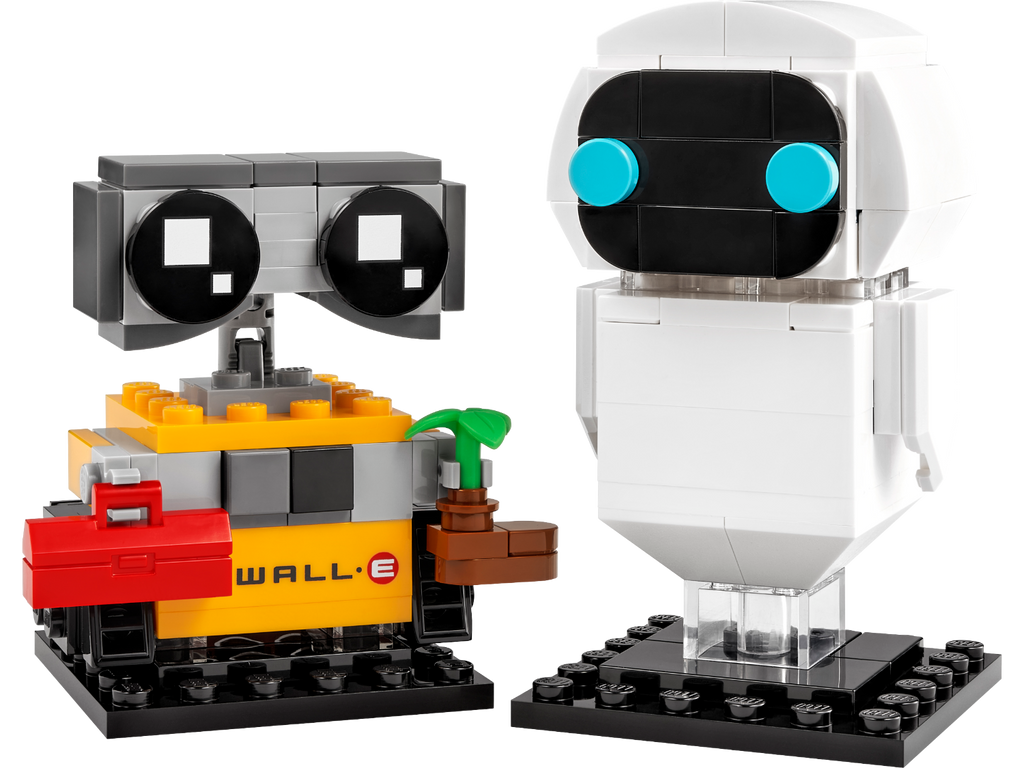 LEGO® BrickHeadz™ EVE & WALL•E - Mô Hình Lắp Ráp Robot Disney Pixar - LEGO 40619 - Hình ảnh chi tiết 2