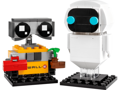 LEGO® BrickHeadz™ EVE & WALL•E - Mô Hình Lắp Ráp Robot Disney Pixar - LEGO 40619 - Hình ảnh chi tiết 2