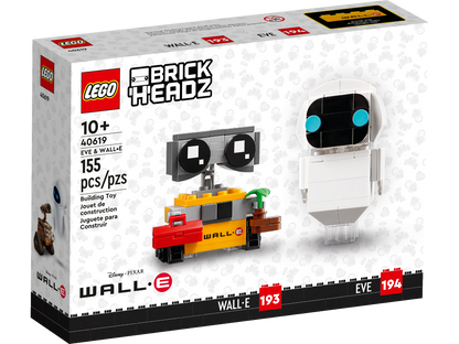 LEGO® BrickHeadz™ EVE & WALL•E - Mô Hình Lắp Ráp Robot Disney Pixar - LEGO 40619 - Hình ảnh bổ sung 6