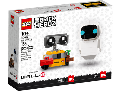 LEGO® BrickHeadz™ EVE & WALL•E - Mô Hình Lắp Ráp Robot Disney Pixar - LEGO 40619 - Hình ảnh sản phẩm