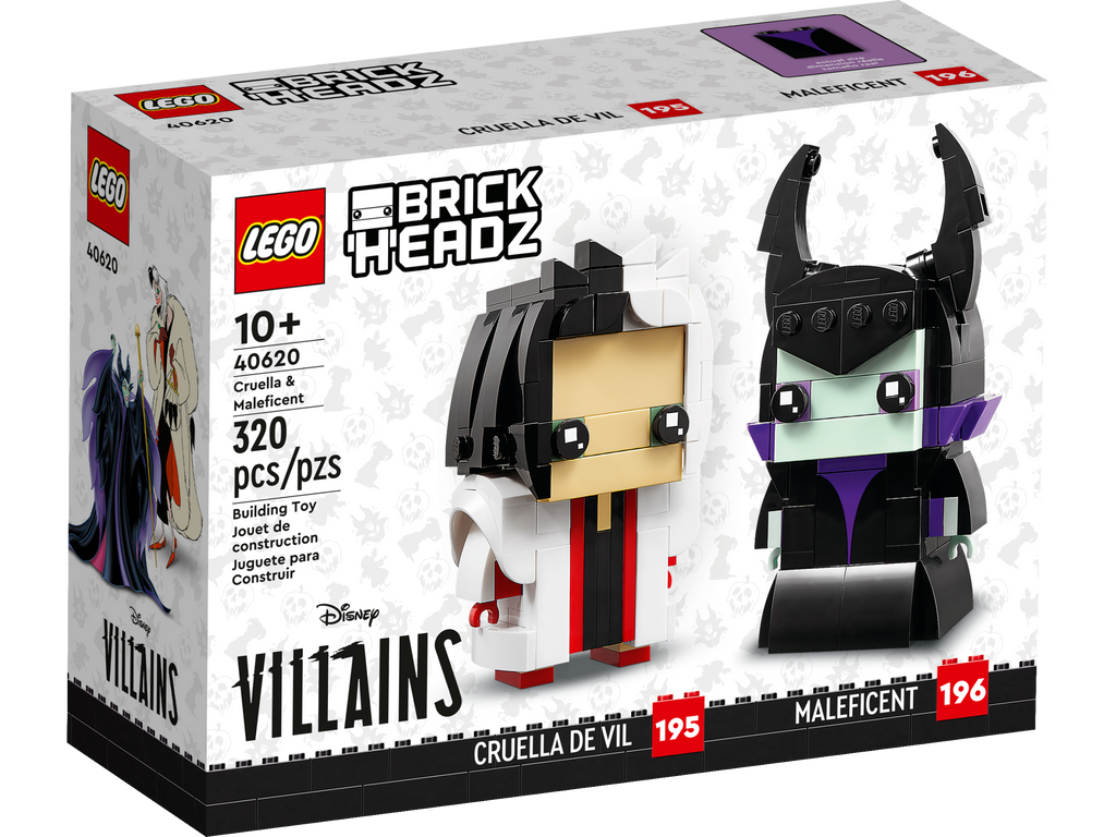 LEGO® BrickHeadz™ Cruella & Maleficent - Mô hình lắp ráp nhân vật Disney - LEGO 40620 - Hình ảnh sản phẩm