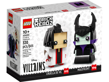 LEGO® BrickHeadz™ Cruella & Maleficent - Mô hình lắp ráp nhân vật Disney - LEGO 40620 - Hình ảnh sản phẩm