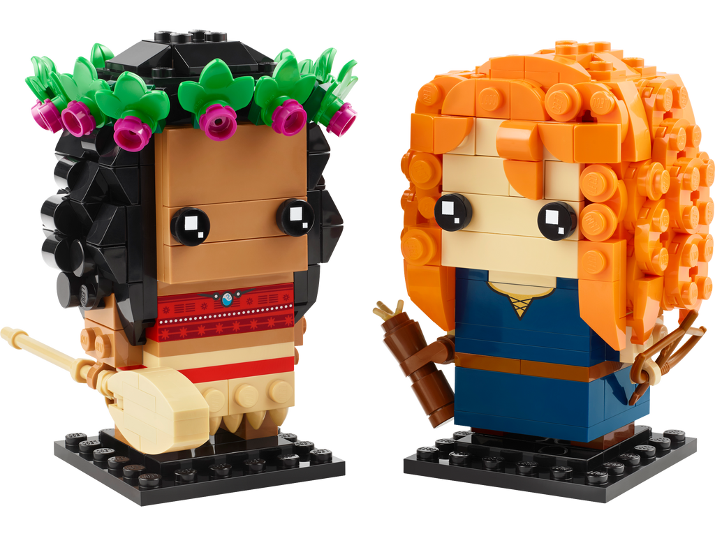 LEGO® BrickHeadz™ Moana and Merida - Bộ Lắp Ráp Nhân Vật Sưu Tầm LEGO 40621 - Hình ảnh chi tiết 2